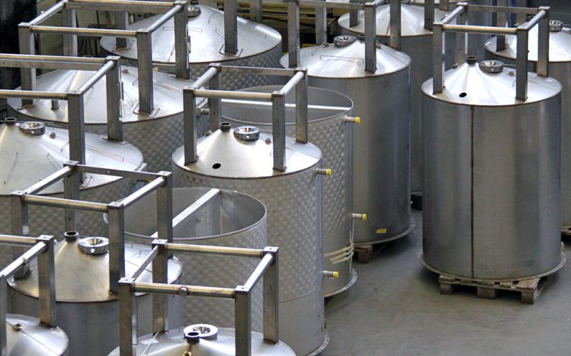 Stainless steel process tank